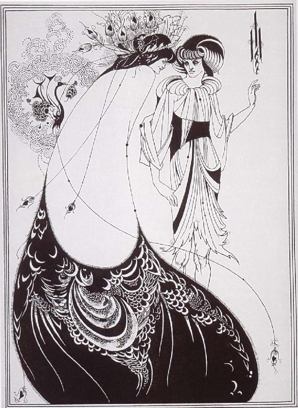 Aubrey Beardsley The Peacock Sirt oil painting picture